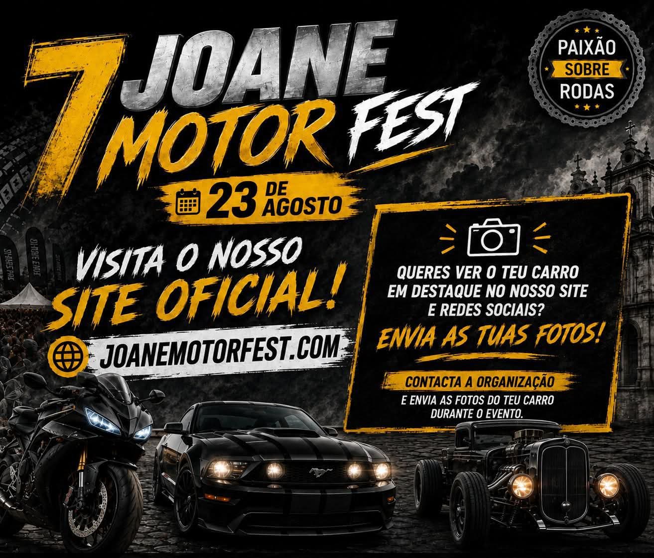 Joane Motor Fest a 23 de Agosto