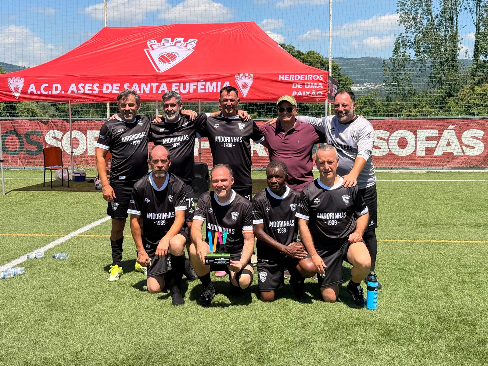 Núcleo Desportivo  Os Andorinhas  conquista o 3.º Torneio Distrital de Walking Football e reforça liderança em Braga