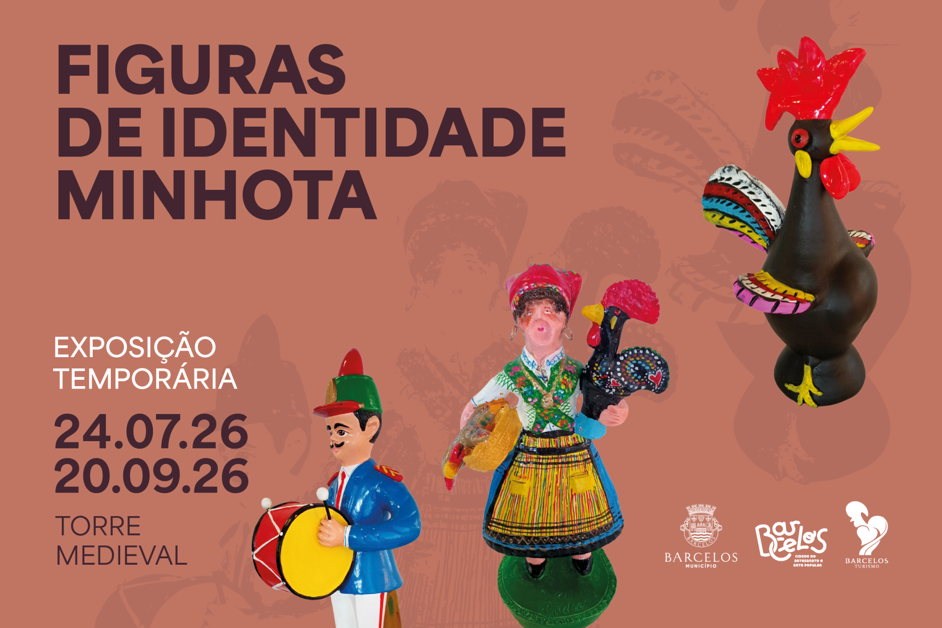 Mostra destaca símbolos da cultura popular  e da identidade de Barcelos