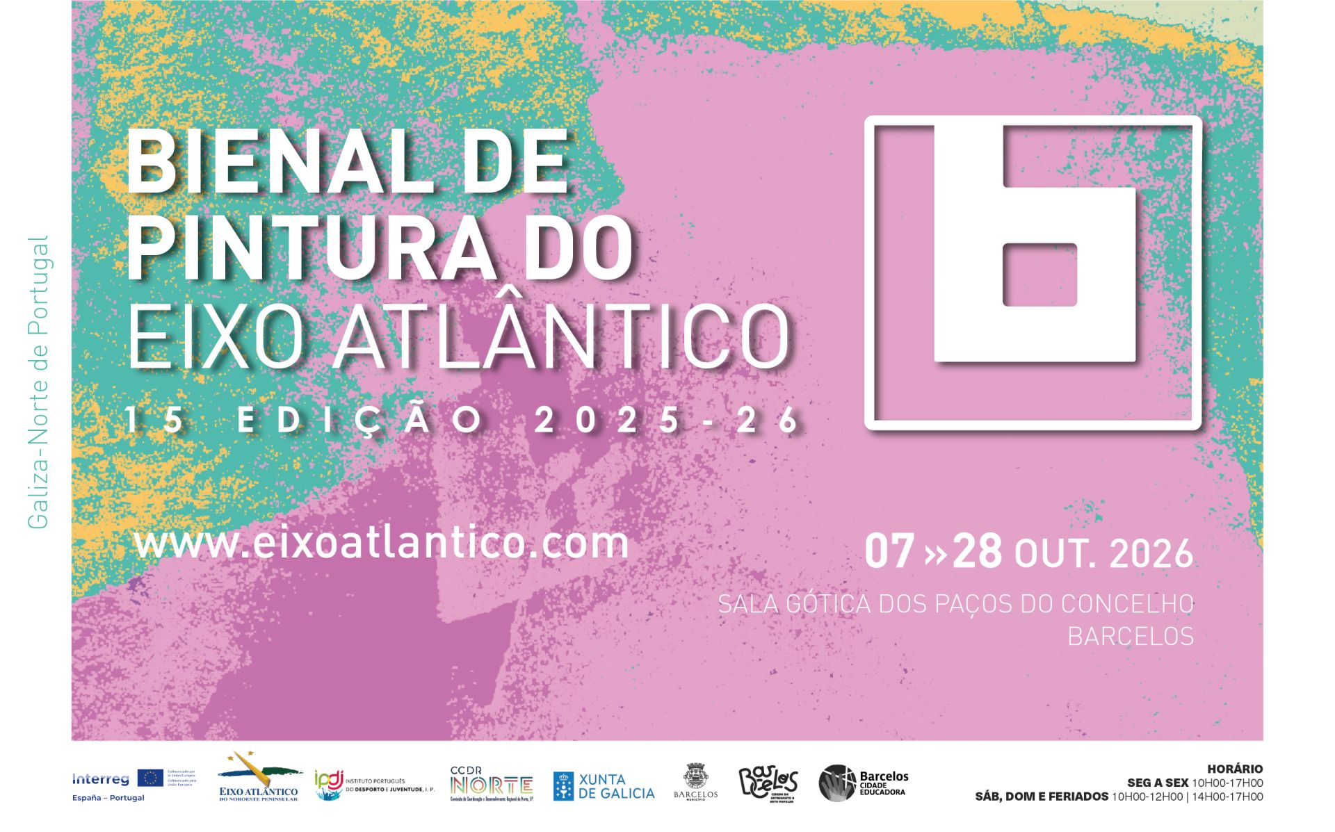 XV Bienal de Pintura do Eixo Atlântico 2025-26 chega a Barcelos