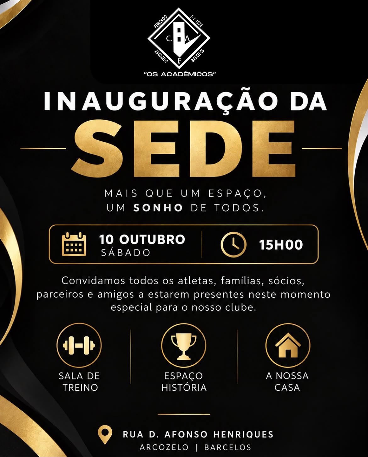 Os Académicos inauguram sede e concretizam um sonho em Arcozelo